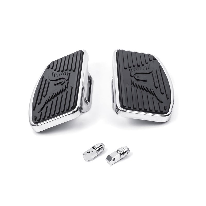 Drytuns Adjustable Rear Floorboards for Honda Magna 250 750 VTX 1300 1800 Shadow 750 Passenger Foot Pegs for Yamaha V-Star 250 650 1100 1300 V-MAX Foot Padels for Suzuki - Image 4